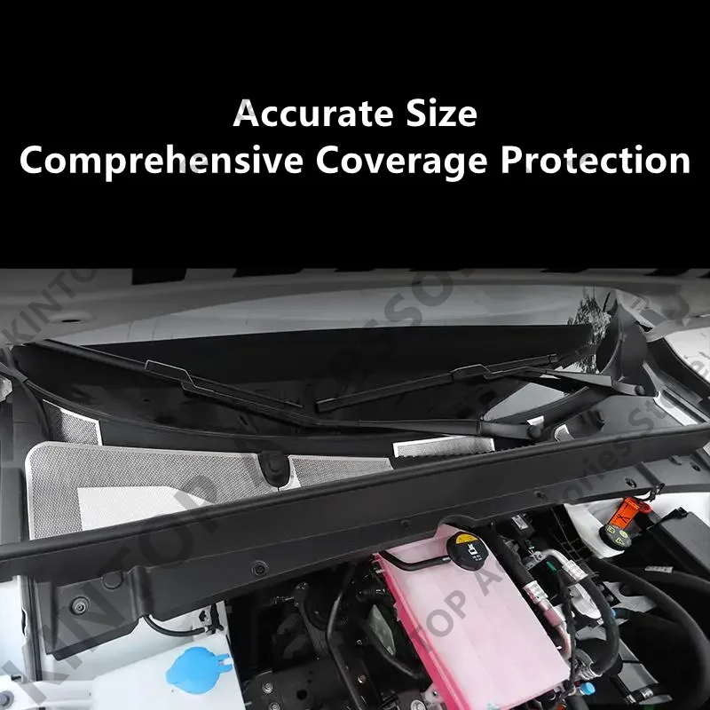 For GEELY STARRAY EX5 24-26 Anti Blocking Cover For Hood Drain Outlet,Auto Exterior Parts Modification Protection Accessories