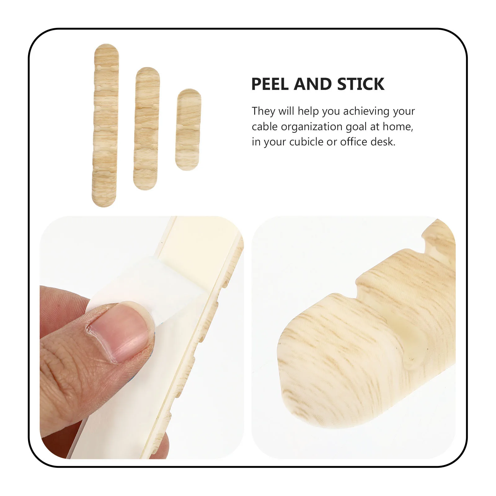 

3pcs Cable Clips Cord Management Organizers Adhesive Desktop Wire Holders For Home Office Usb Silicone Line Arrangers