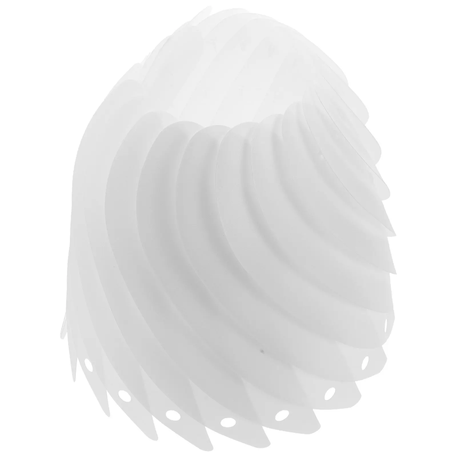 Plastic Lampshade Eye Protection Warm Ambient Light Cover for Pendant Ceiling Lamp Simple Stable Design
