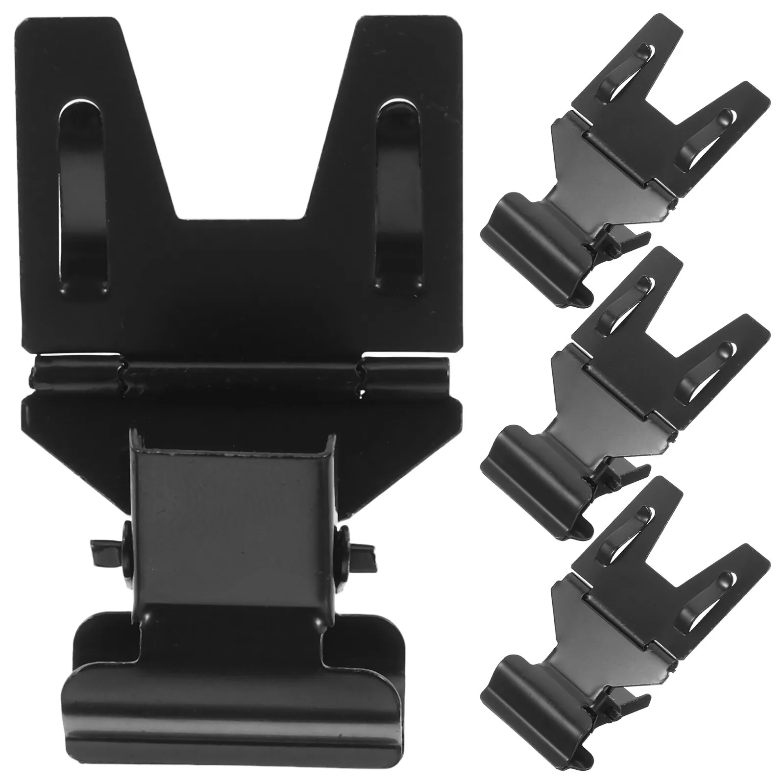4Pcs Sleek Metal Price Tag Clips Versatile Pop Display Holder for Bread Store Cake Shop Shelf Sign Stand Advertising Card Holder