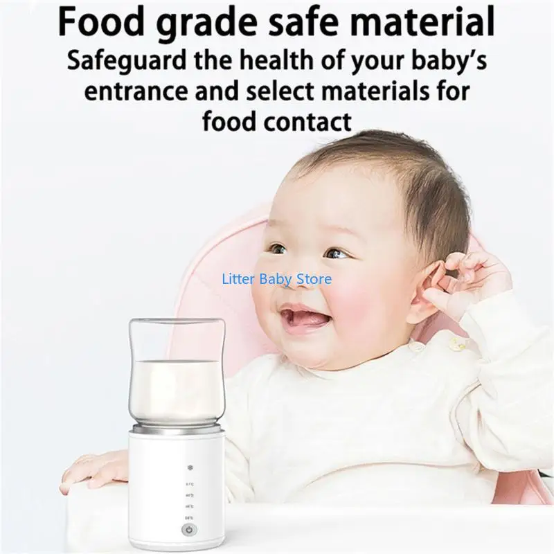 N80C المحمولة زجاجة الطفل دفئا زجاجة كهربائية دفئا USB قابلة للشحن خفيفة الوزن ومناسبة للسفر للسفر المنزلي