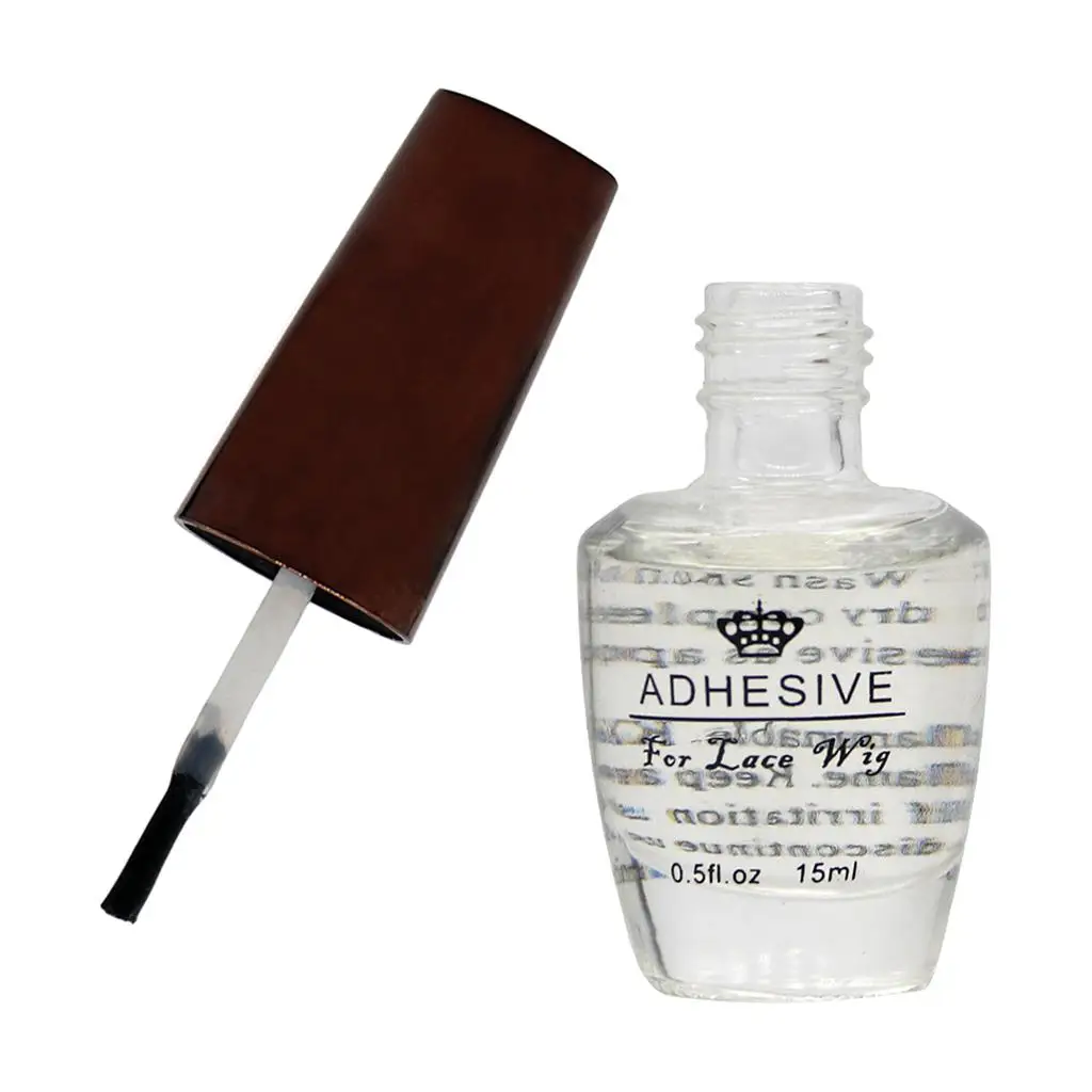 15ML Lace Glue Hair Glue For Lace Wig Waterproof Wig Adhesive For Toupee Frontal Invisible Bond Glue For Hair Replacement