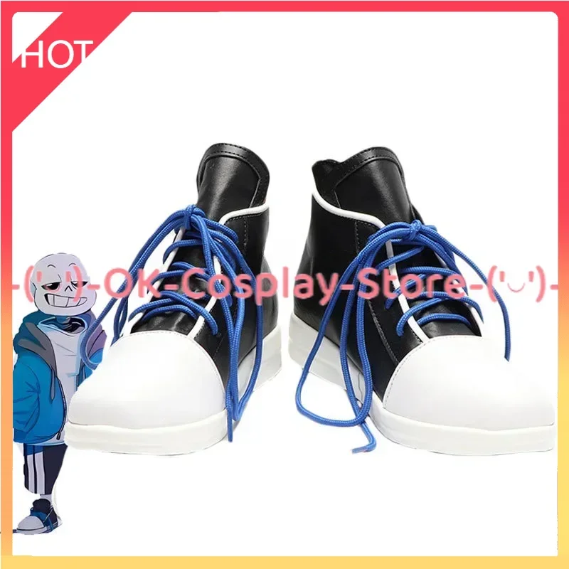 

Sans Cosplay Shoes PU Leather Shoes Halloween Carnival Boots Undertale Cosplay Props Custom Made