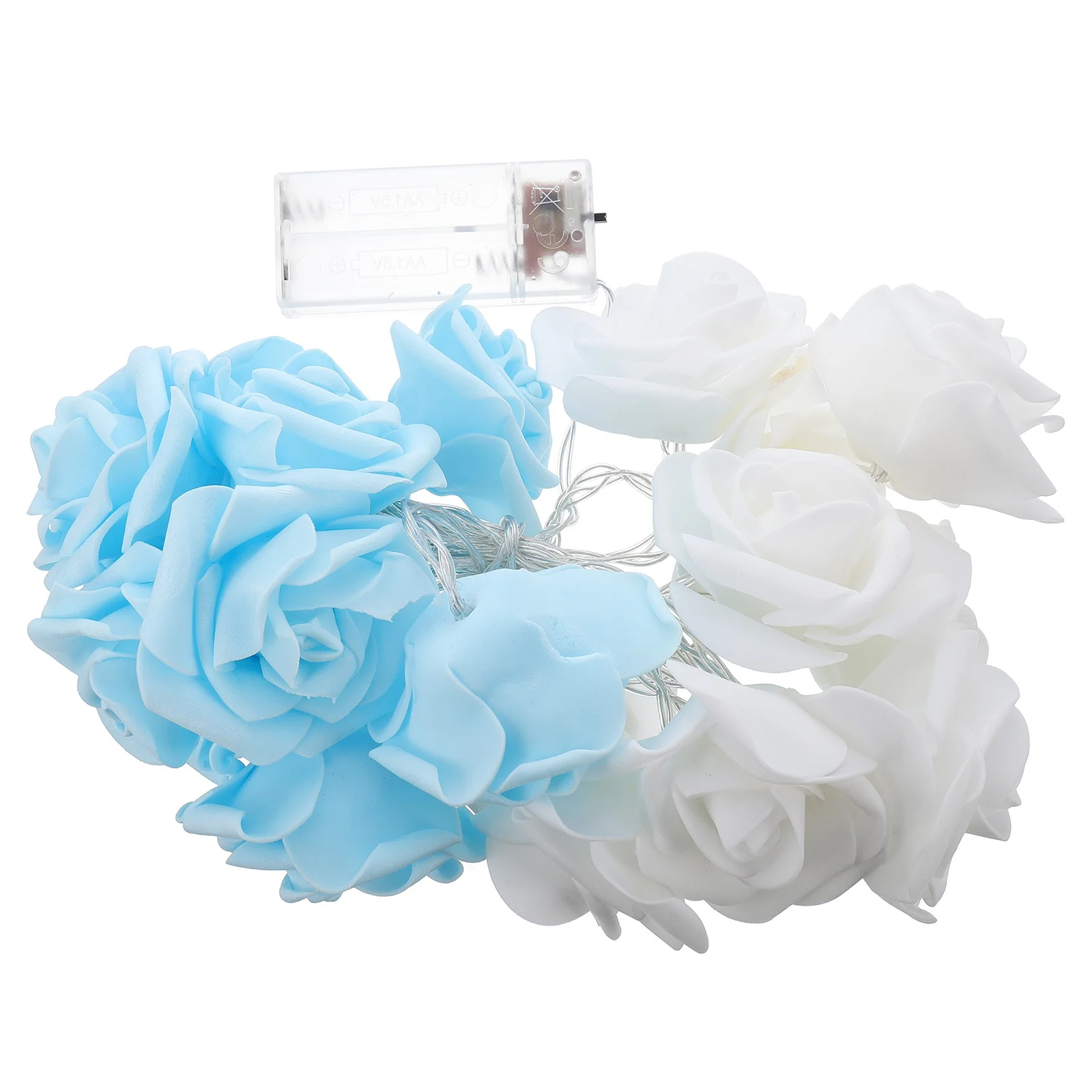 1Pcs LED Light String Romantic Rose Flower Lamp Party Decor Creative Design Home Window Curtain Rose Flower Light String