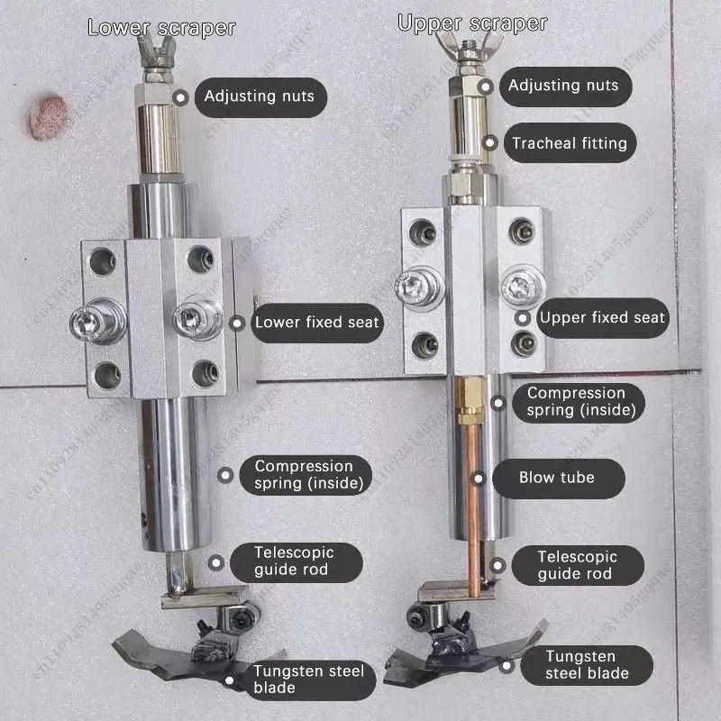 2Piece Set of PET Edge Scraping Wire Without Damaging The Board Woodworking Edge Sealing Machine with No Power Floating Scraper