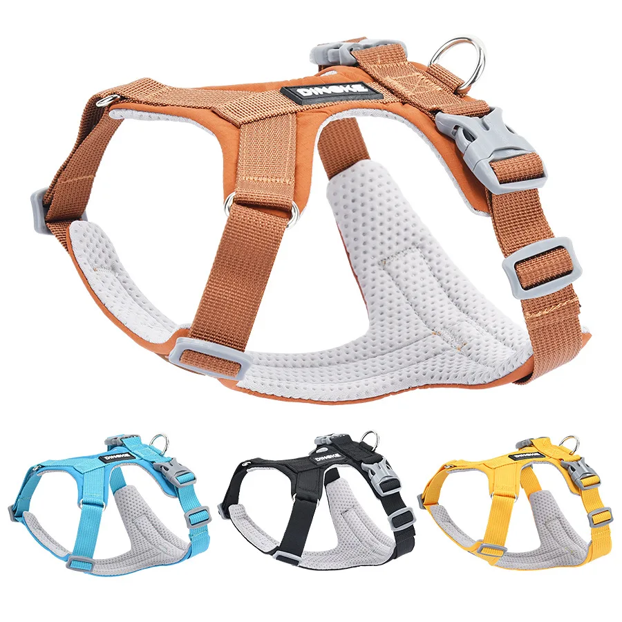

Dopamine Color Harness Lightweight Breathable Puppy Vest for Small Medium Dogs Outdoor Comfort Leash for Bichon Poodle Chihuahua
