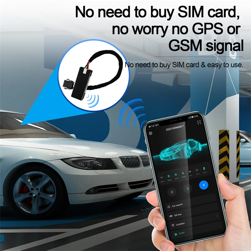 Modulo Bluetooth Wireless EasyGuard solo per allarmi per auto serie ec002 e ec002pp