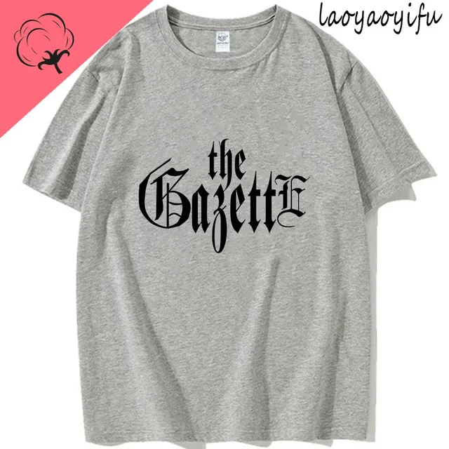 The Gazette Japanese Visual Rock Band Printed T-shirt Tops Men
