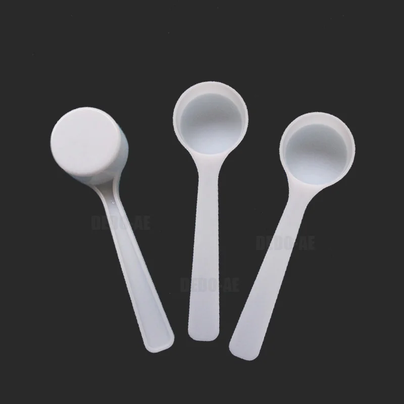 8ml Micro Plastic Measure Scoop 4g Lab PP Measuring Spoon Kitchen Tool For Powder Liquid etc - 100pcs/lot Free Shipping