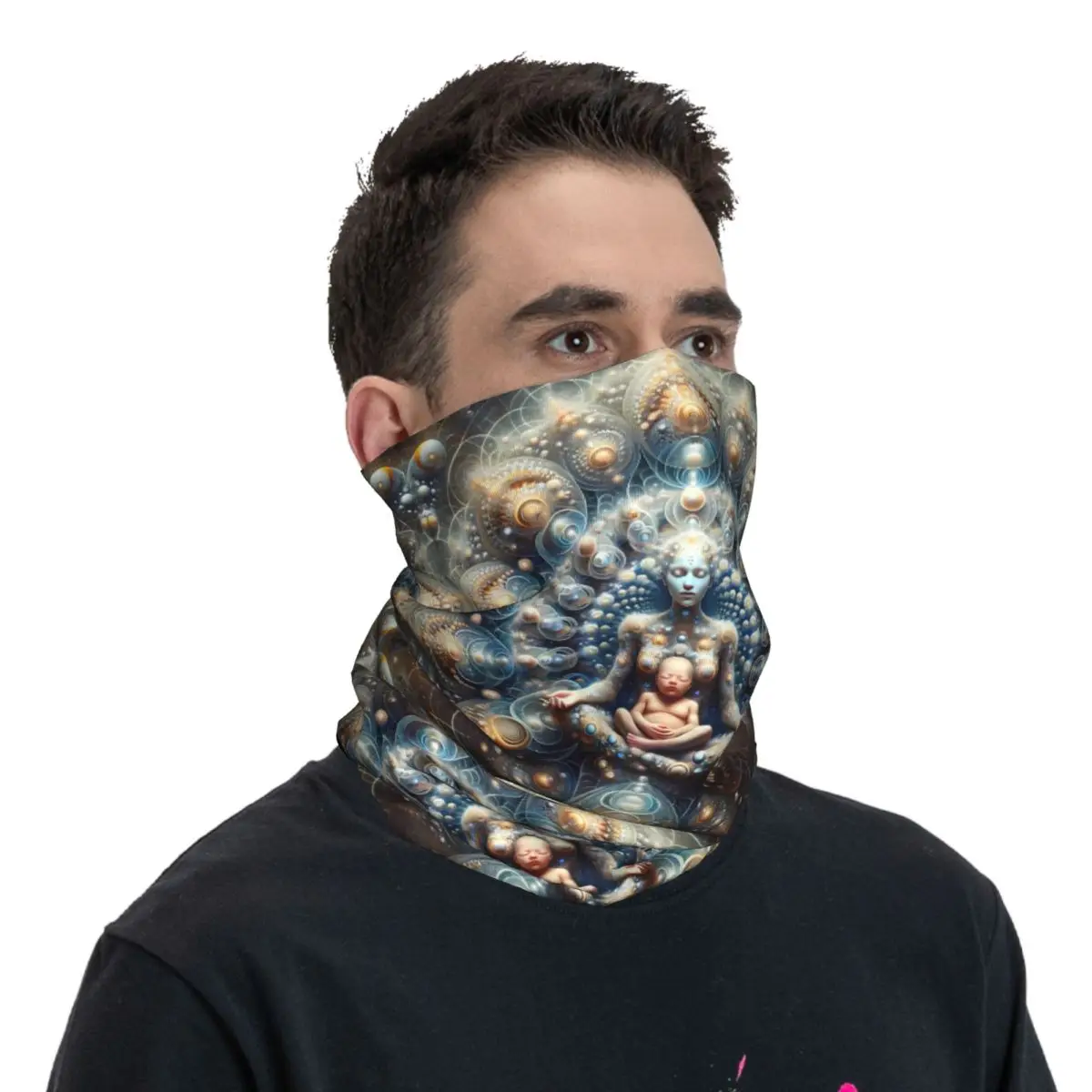 New Life Scarf Neckerchief Neck Face Mask Polyester