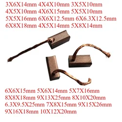 10pcs Electric Motor Carbon Brush Repair Part 3/4/5/6/7/8/9/10mm