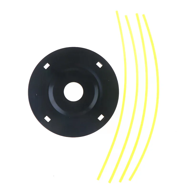 1Pc Steel Lawn Mower Head With 4 Lines Replacement /Lithium Grass Trimmer Head Removal Of Garden Weed Brushcutter Part