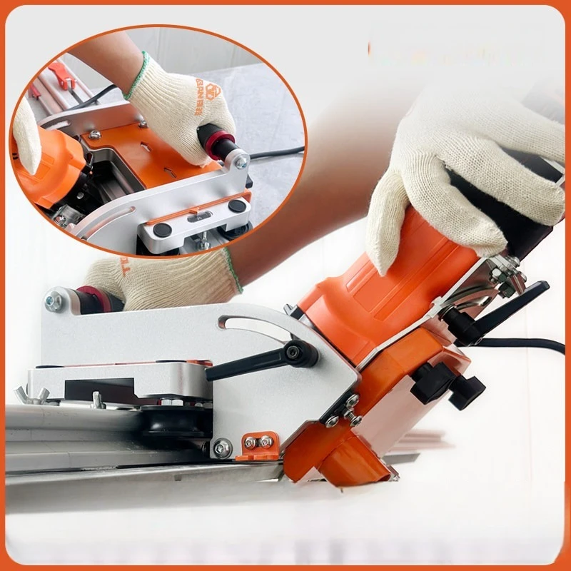 Electric Track Tile Cutting Machine Multifunctional 45 Degree Chamfering and Straight Cutting Integrated Machine