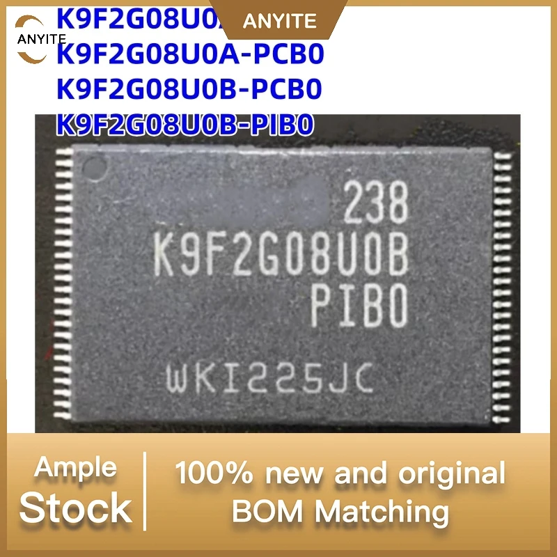 

Новые 5 шт./лот микросхем K9F2G08U0A-PIB0 K9F2G08U0A-PCB0 K9F2G08U0B-PCB0 K9F2G08U0B-PIB0 TSOP48