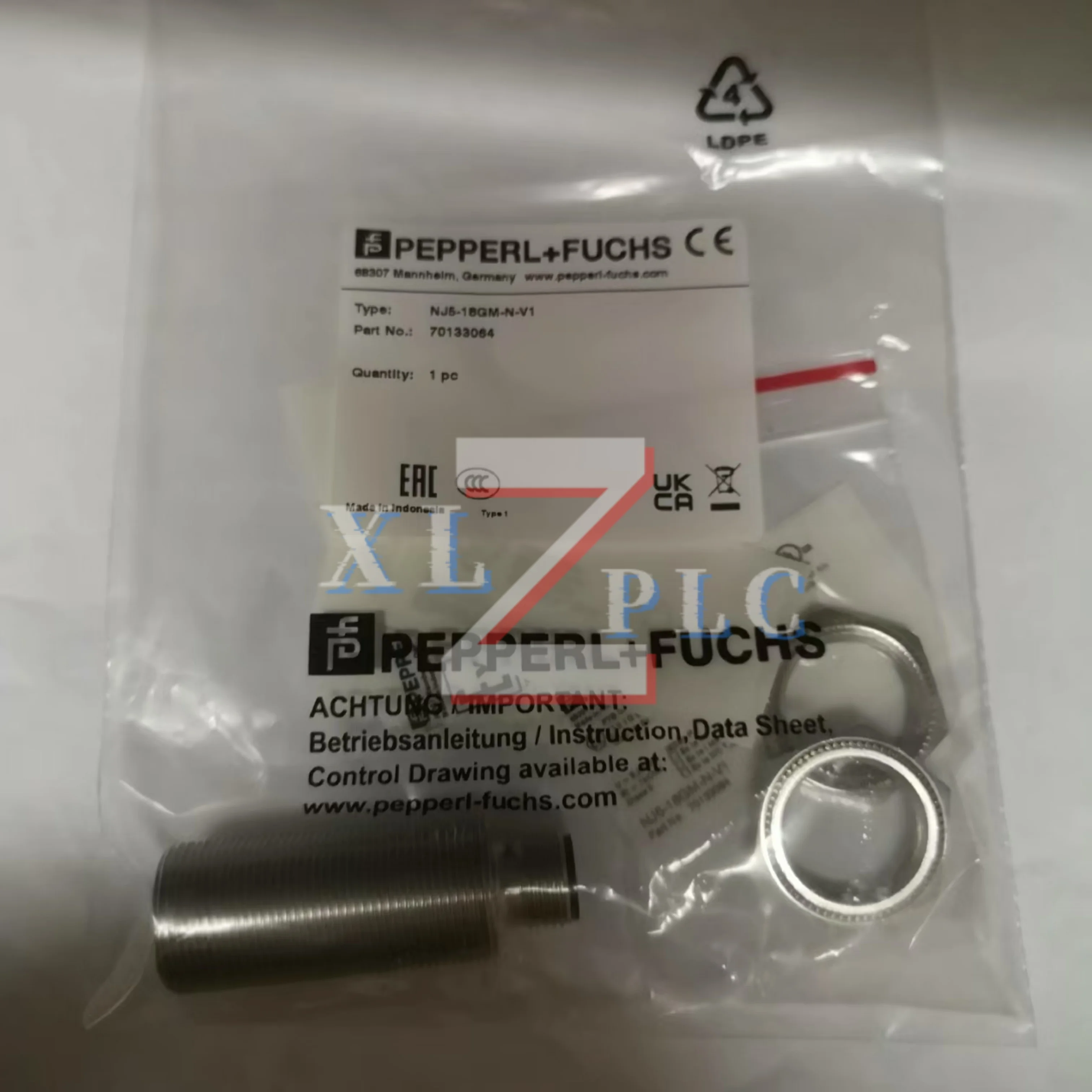 유도형 근접 센서 새로운 원본 NJ5-18GM50-A2-V1 NJ5-18GM-N-V1