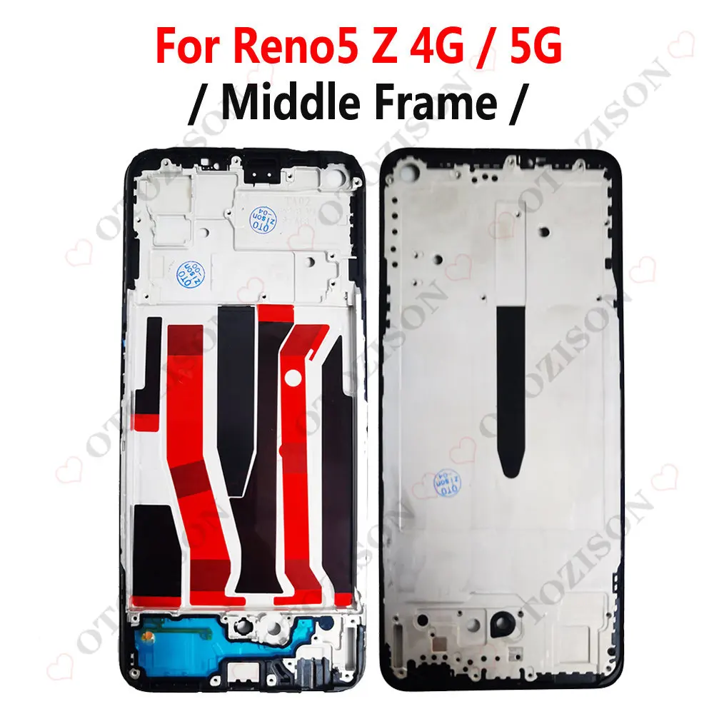 Reno5 Middle Frame For OPPO Reno 5 4G 5G Reno5 Z 5Z Frame 5F 5K 5 Lite CPH2159 CPH2145 CPH2211 CPH2201 Housing Cover Replacement