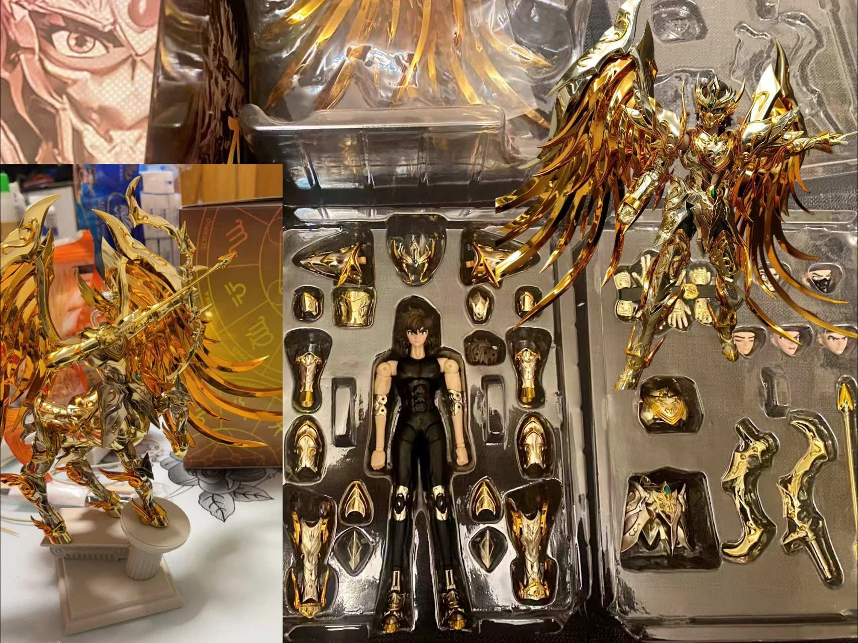 

Toypoint/TP Saint Seiya Myth Cloth EXM Sagittarius Aiolos God SOG и Тотем/Объект Золотые рыцари: Фигурка для сборки The Zodiac Toys