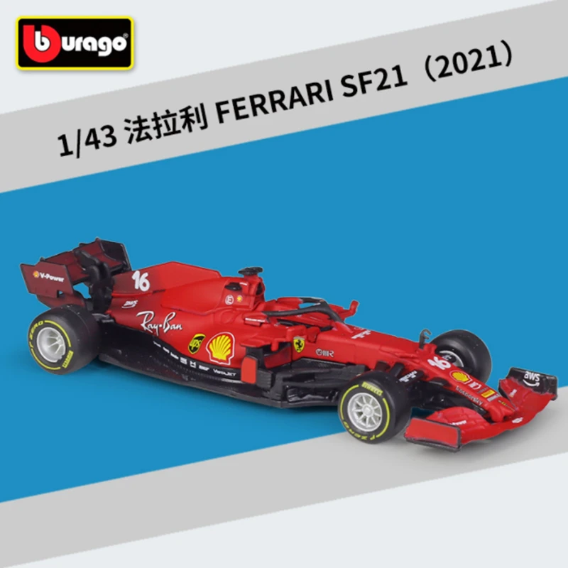 Nieuwe Bburago 1:43 Ferrari Red Bull Racing Tag Heuer Rb14 2018 #3 #33 Legering Auto Model Diecast Model Collectie Kinderen Speelgoed Cadeau