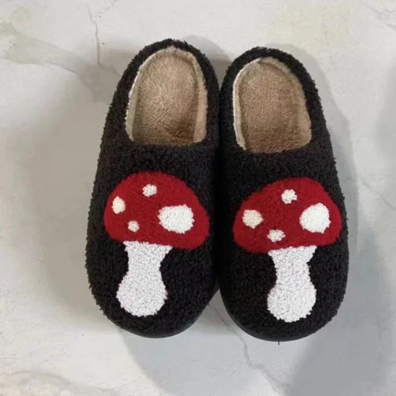 Moon & Time Slippers Ladies Warm Furry Home House Cute Bedroom Pantoufle Women Men Slippers Comfortable Cozy Comfy Slides