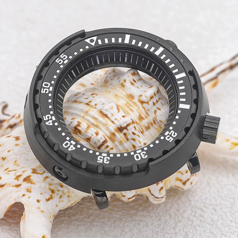 NH35 Dial Seiko Mod 38mm Bezel 20ATM Waterproof  Tuna Canned Watch Cases for NH35 NH36 Automatic Movement Men Diving Watch Case