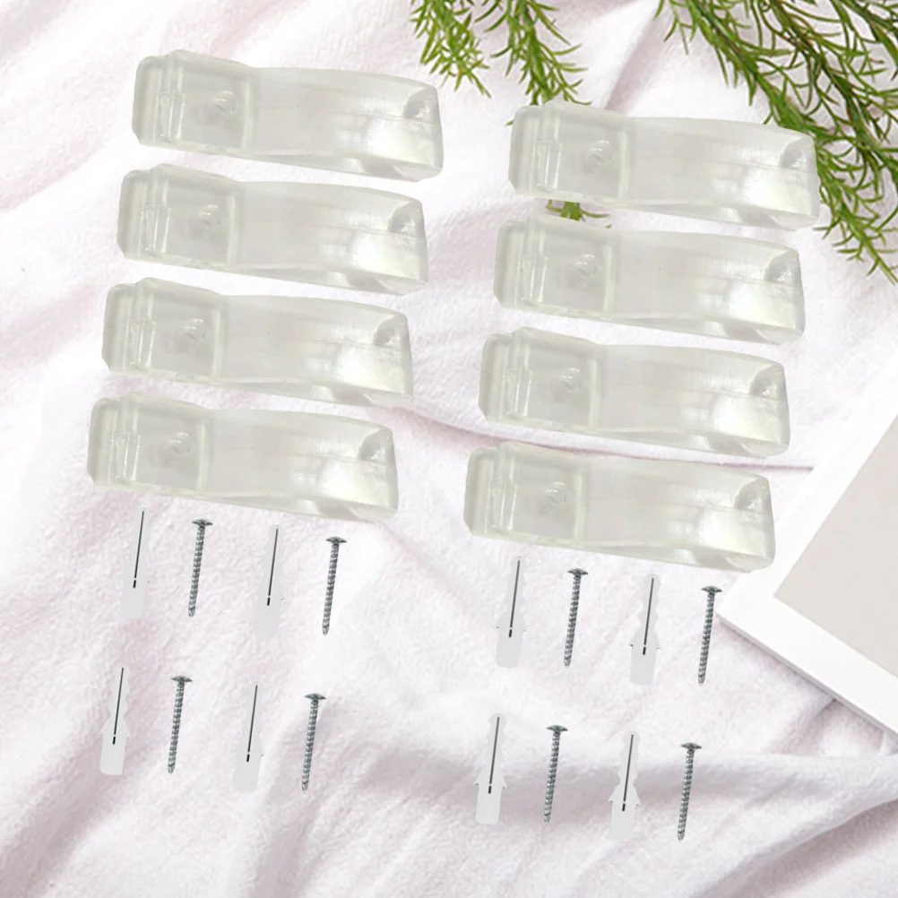 2 مجموعة سلامة الطفل أعمى كليب شفافة العمودي الروماني الستائر الدوارة سلسلة الحبل أدلة الطفل الحيوانات الأليفة حماية الستار السنانير