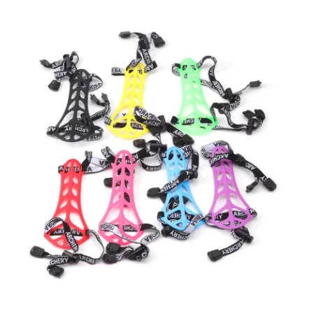 

Archery Arm Guard Adjustable 7Color Options for Traditional Hunting Recurve Bows Shooting Training Protector
