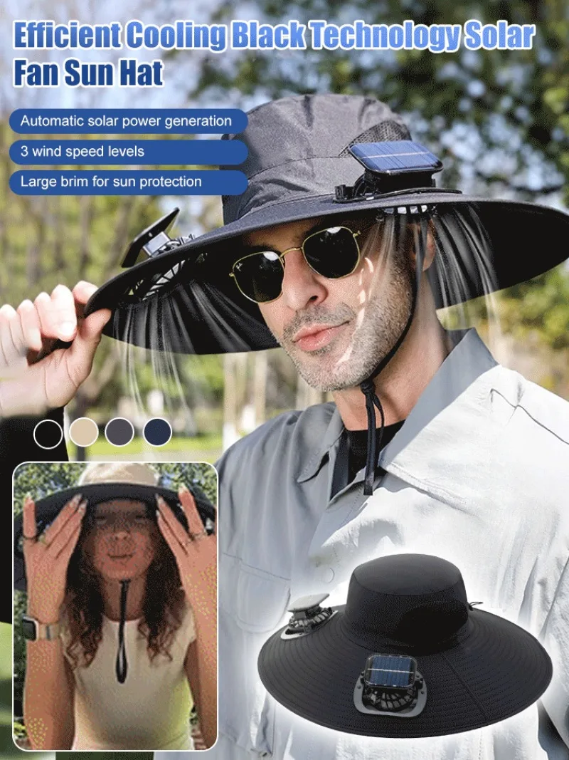 Solar-Powered Fan S…