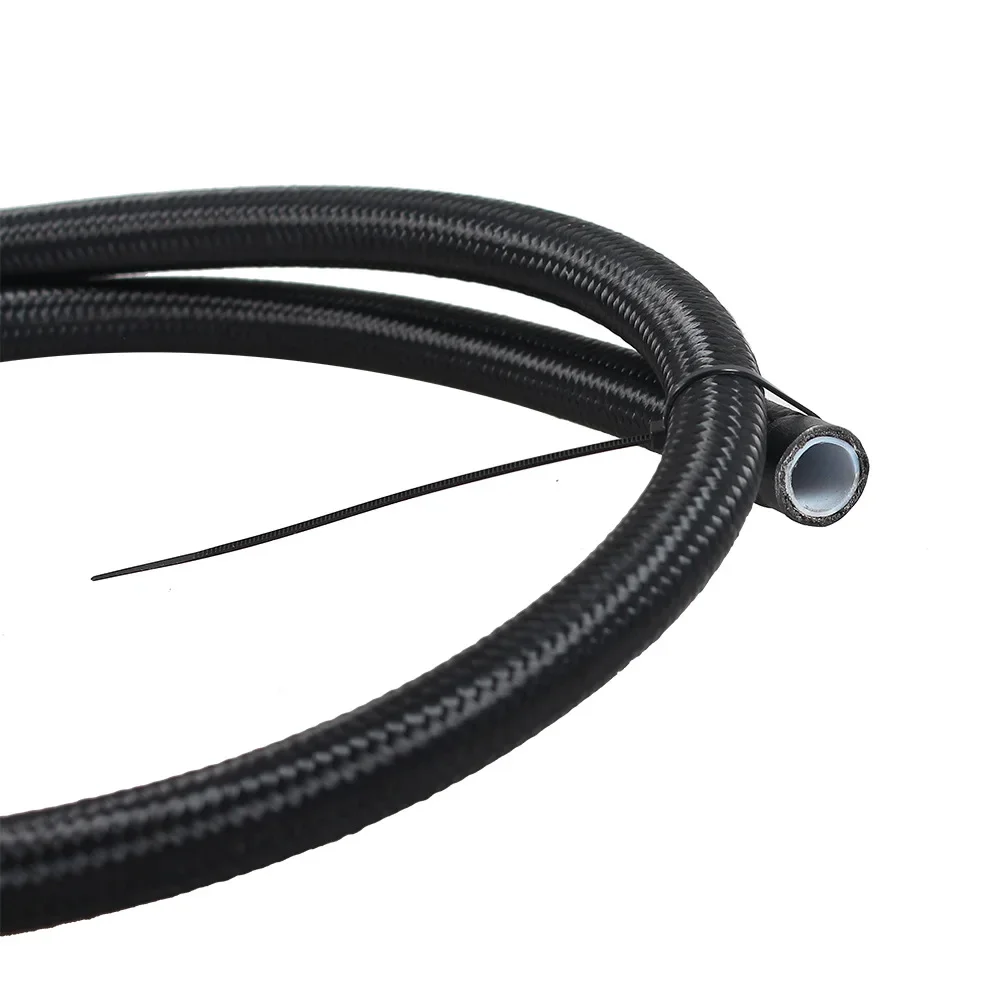 Brake Hose Fuel Oil Line Cooler Hose Line Pipe Tube Nylon Stainless Steel Braided Rubber Pipe Inside CPE Rubber Pipe PTFE Hose