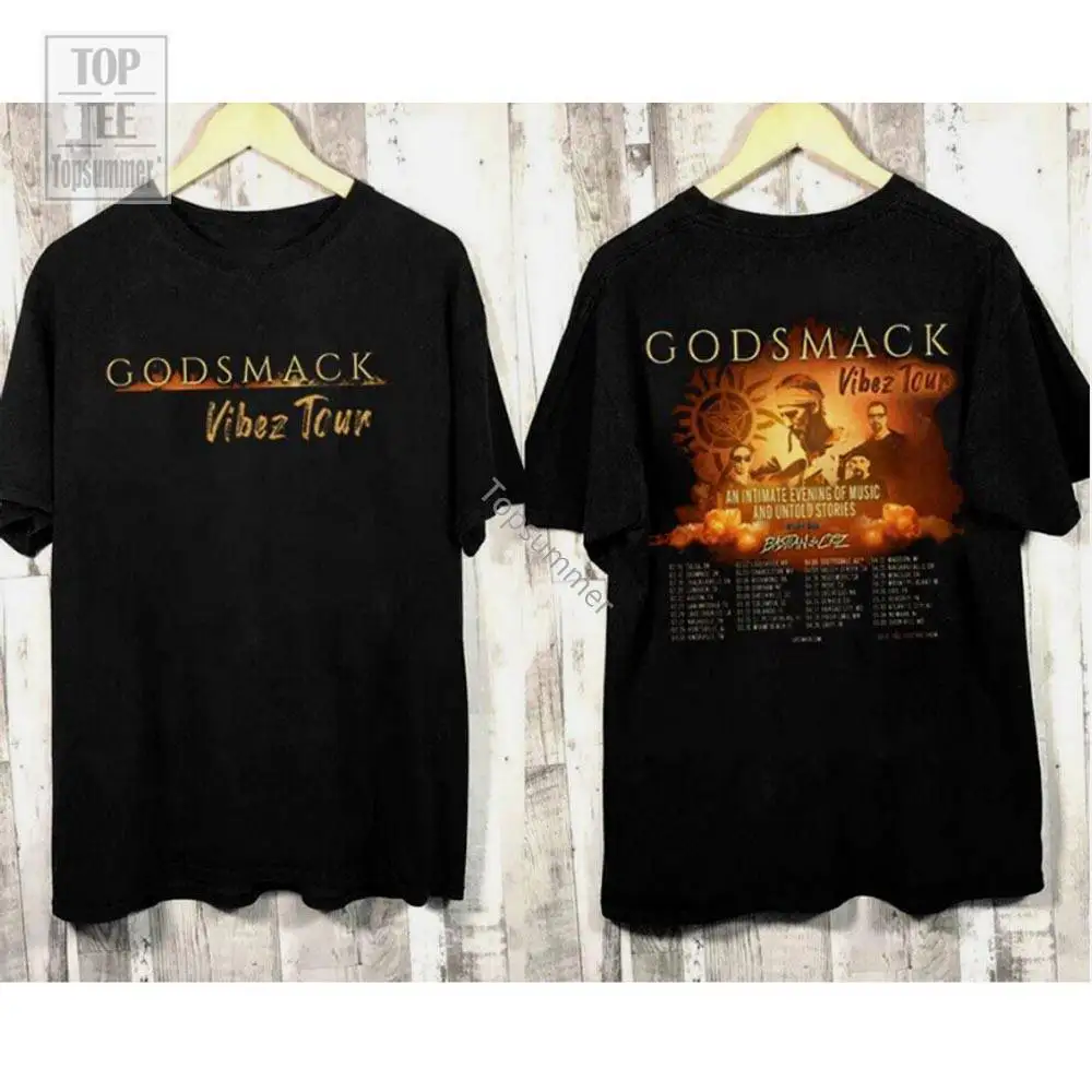 Рубашка Godsmack The viбез Tour 2024, модель 2024 концертная футболка