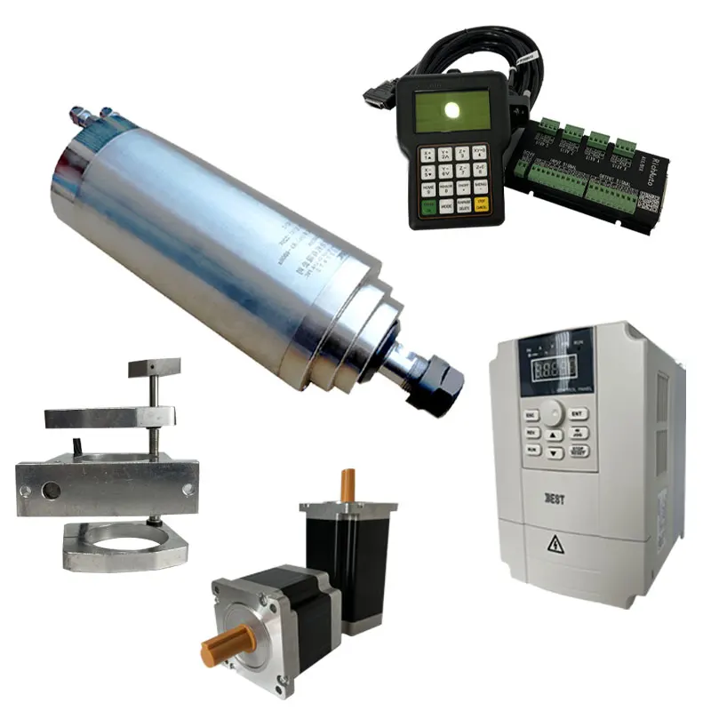 

2.2kw precision engraving machine spindle motor hot sale numerical control spindle water construction milling second-hand