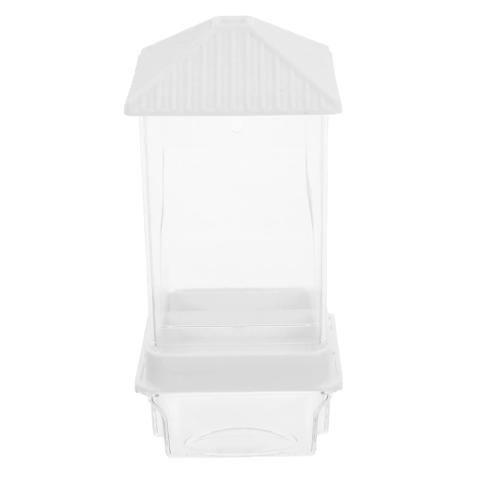 Automatic Bird Feeder No-Spill Plastic Parrot Feeding Dish Budgie Lovebird Food Dispenser Box for Home Pet Cage Accessory view 5