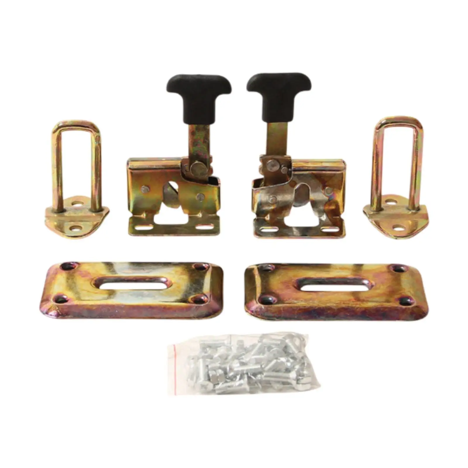 

2 шт. замков для дверей погрузчика, запасные части, простая установка, премиальное качество изготовления, металлические замки, аксессуары для дверных ручек погрузчика