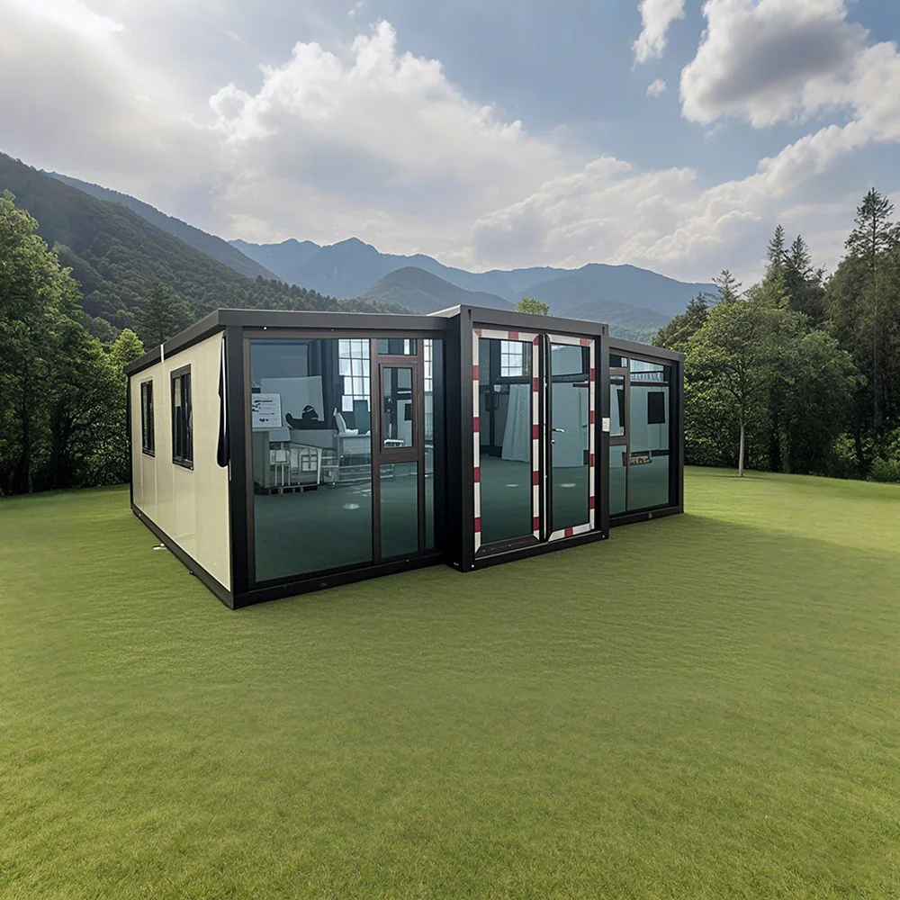 Modern Prefabricated Fast Build Foldable Stylish Design Optional Size 10/20/30/40FT Steel Structure Expandable Container House