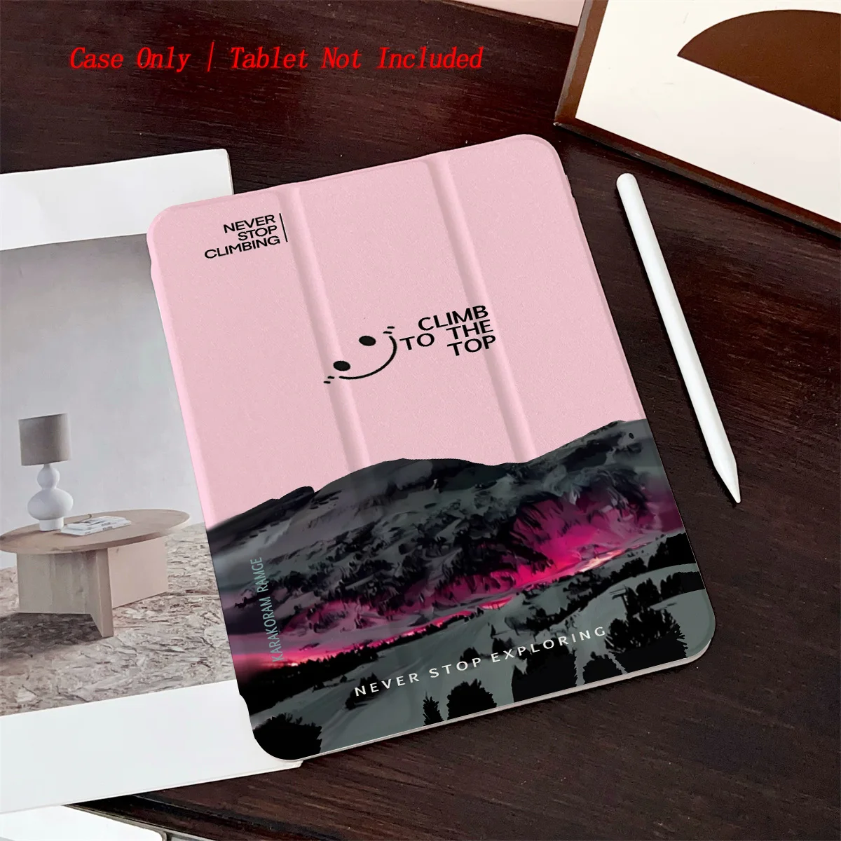 

Модный чехол для iPad Adventure Snow Mountain и Jungle — 360° ° Поворотный складной для Apple iPad (все модели)