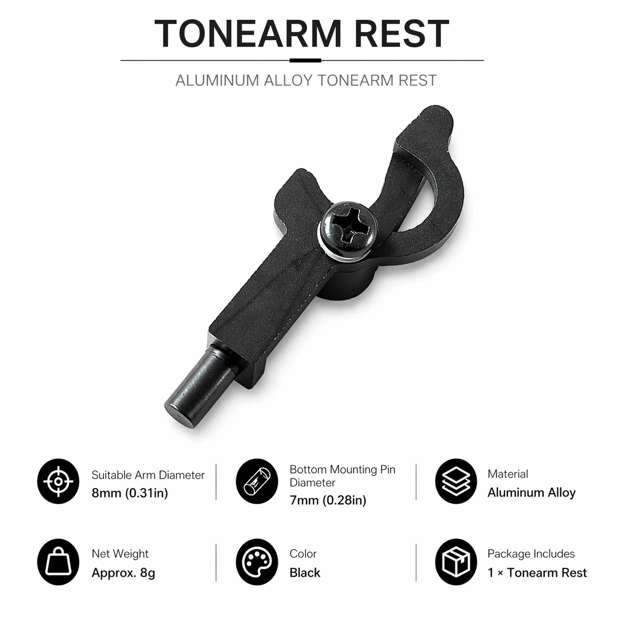 Braket Penyangga Tonearm 10mm  - Audio Music Hall ulasan dan harga