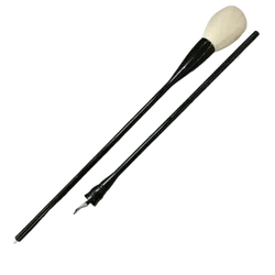 Super Large Hopper-shaped Brush Woolen Hair Decoration Brush Square Dancing Props Calligraphy Brush Tai Chi Performance Brush