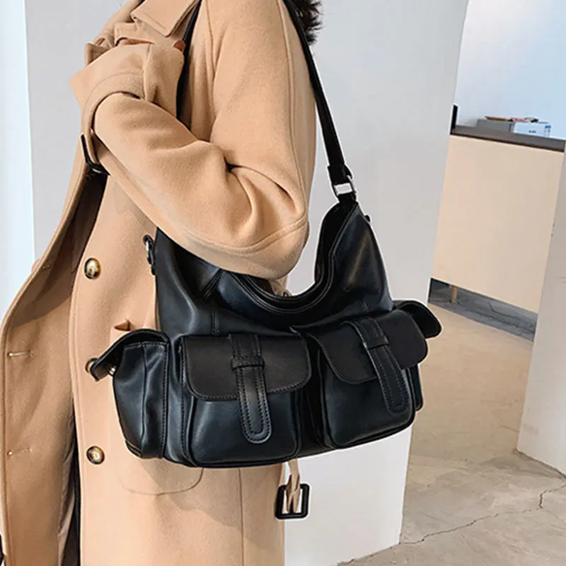 

Fashionable Large Capacity Bag for Women Niche Design High-End Texture Tote Crossbody Bag for Women