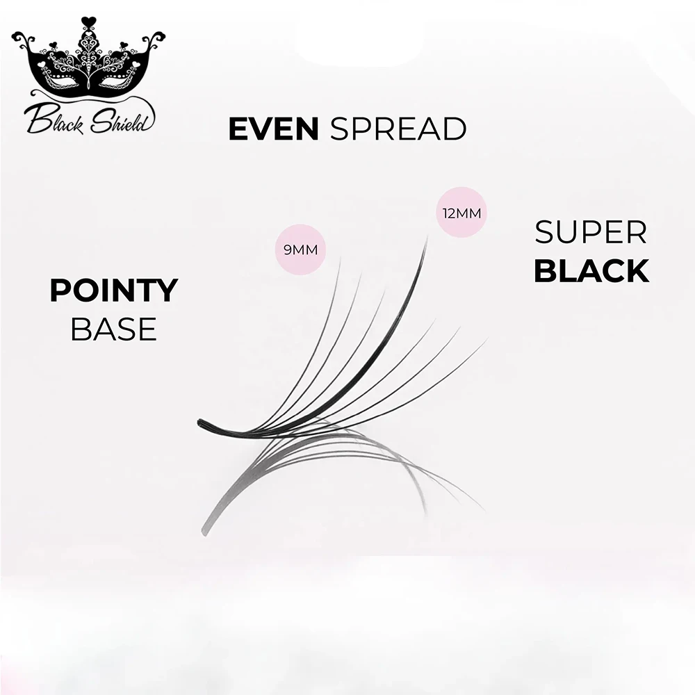 Pointy Base Wispy 5D 7D 9D C/D Curl Promade Volume Fan Eyelash Wispy Extension Loose Fans Sandwich Spikes False Lashes Extension