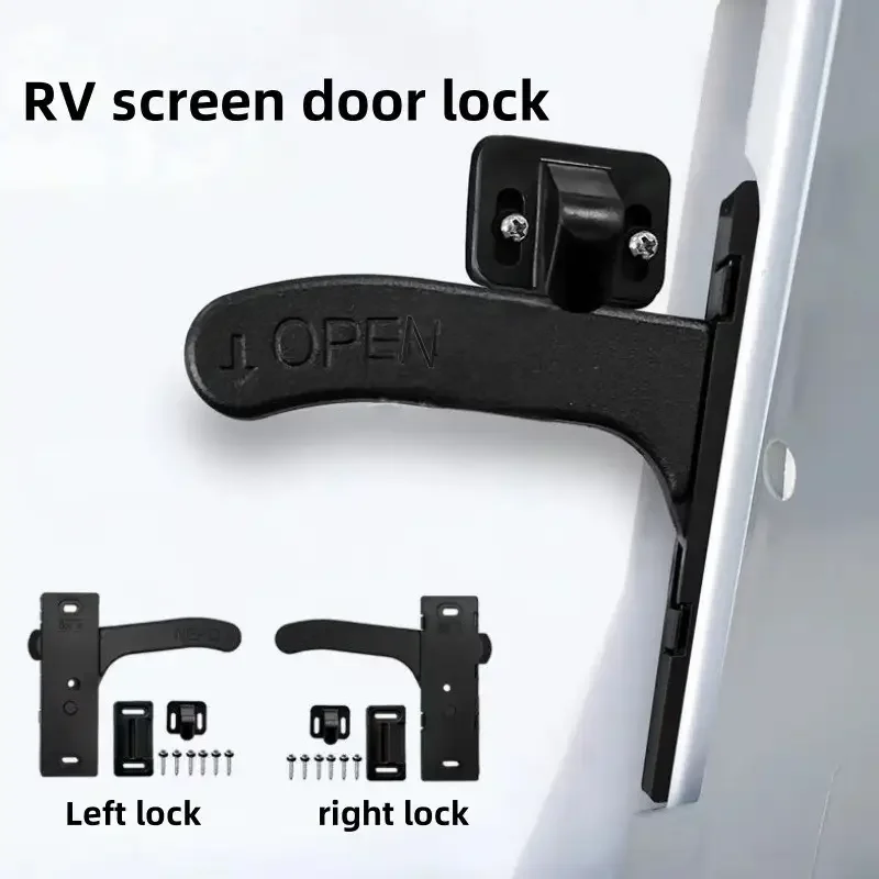 1 Stück RV-Fenstergriff, Fensterverriegelungs-Set aus Kunststoff, linke und rechte Türgriffe, verschiedene RV-Zubehörteile – Detail 2