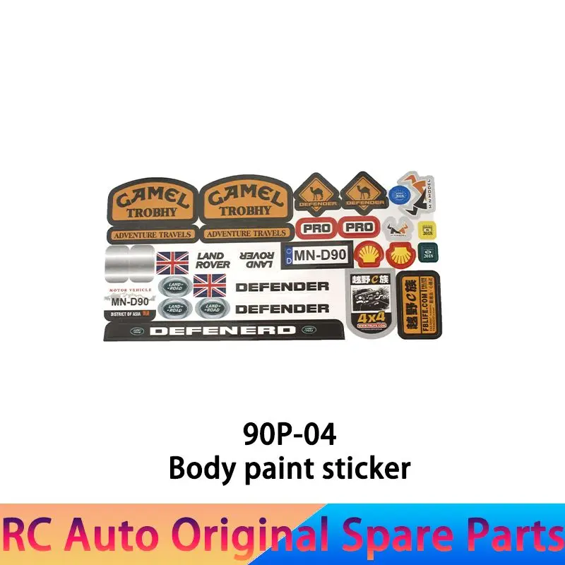 MN82 Original car spare parts 90P-04 Body paint sticker for MN82