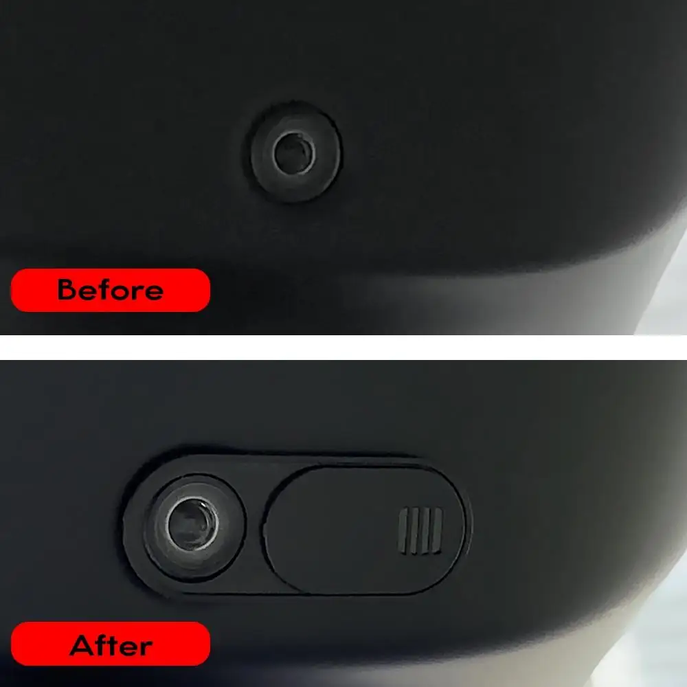 Protezione della Privacy copertura della fotocamera per Tesla Model 3 Y accessori per Console centrale Webcam Slide Switch Blocker adesivo interno