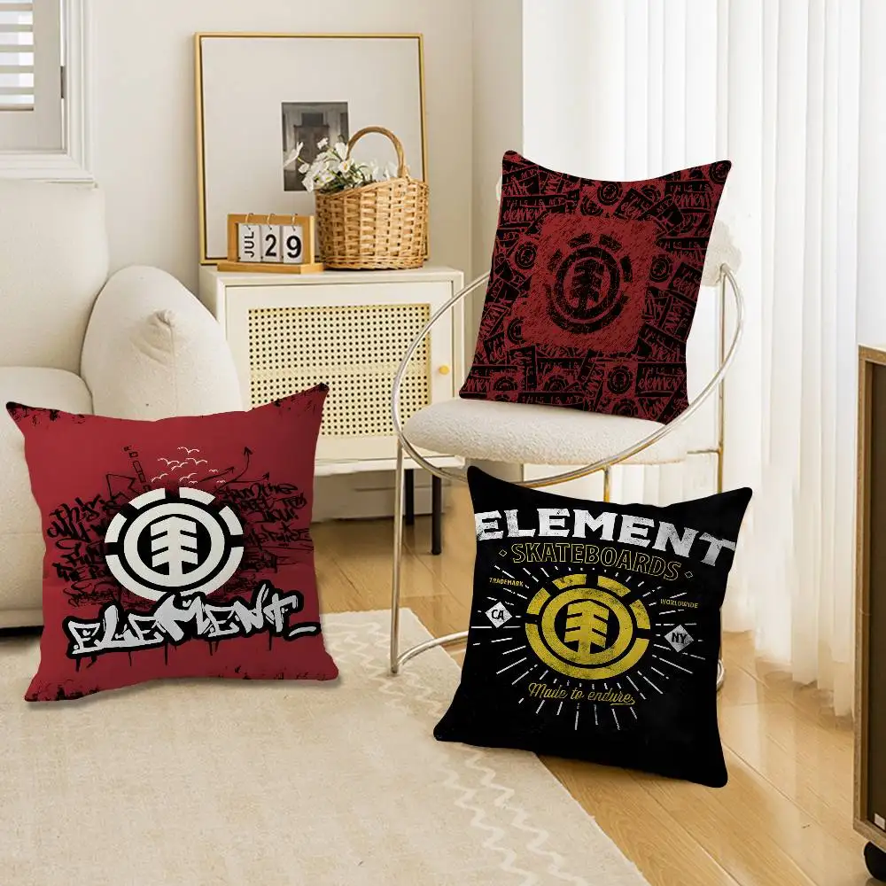 E-Element S-Skateboards Pillow Anime Pillow Sofa Bed Head Pillow Cover Cushion Cover 45x45 cm Fashion