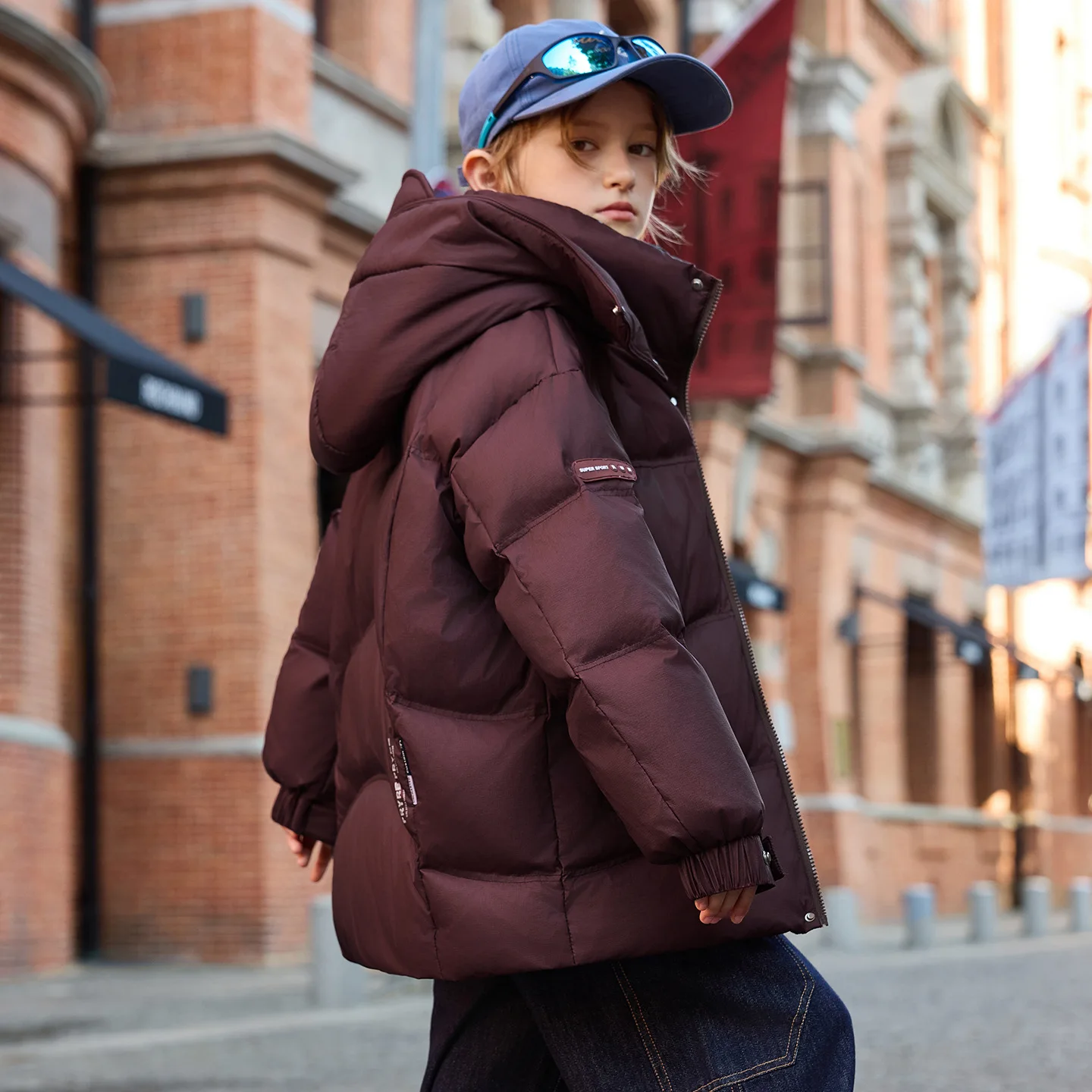 OLEKID 2025 Winter Children Boys Down Jacket Hooded Warm Teen Girl Jacket Coat 5-12 Years Kids Parka Girl Outerwear Boys Puffer