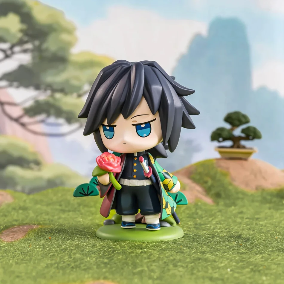 Demon Slayer Blind Box Kamado Nezuko Kanroji Mitsuri Kimetsu No Yaiba Manga Anime Movie Manga figure ornament Surprise Gift