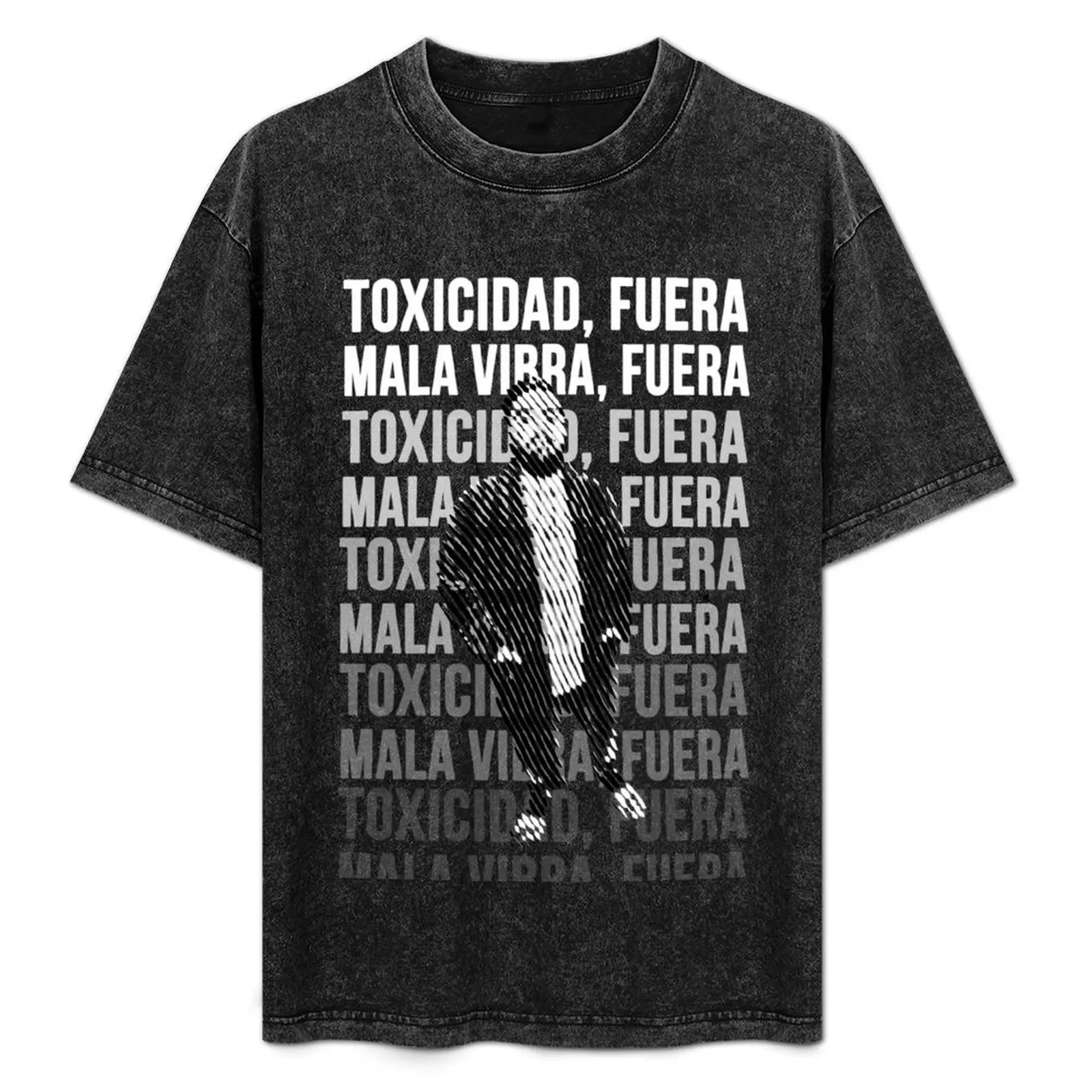 Ibai Llanos - футболка Toxicidad fuera, повседневная легкая футболка с короткими рукавами