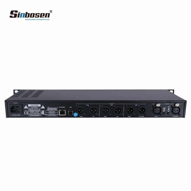 Professional Digital Processor 2 Input 6 Output Audio Processor