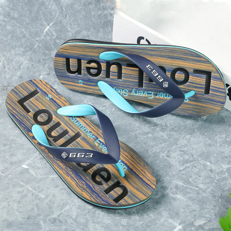 High Quality Brand Hot Sale Flip Flops Men Summer Beach Slippers Men Fashion Concise Slides Casual Men Slippers Beach Outdoor