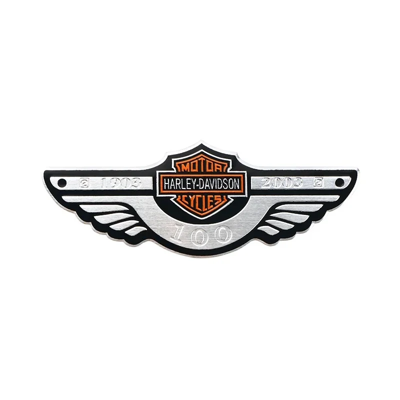 For Harley Davidson Winged Logo Vinyl Decal 3D Stickers Motorcycle Tank Helmet Motorcycle Accessories view 5