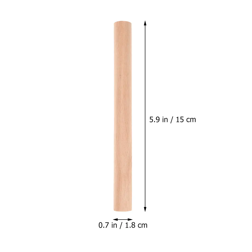 10Pcs Wooden Dowel Rods Smooth Surface Multi-Purpose Wood Craft Sticks Suitable for DIY Projects Crafts Decoration Supplies