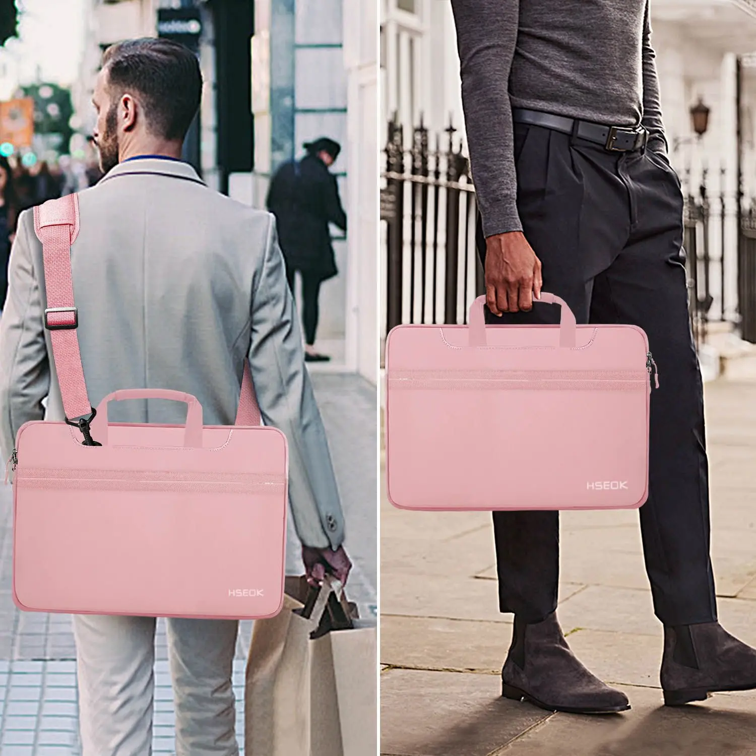 14 inch Laptop Shoulder Bag for Man and Women - Spill-Resistant Briefcase for MacBook 13-14" notebook - Image 6
